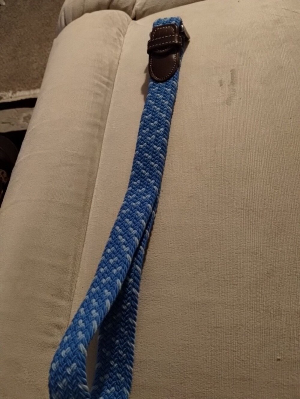 Vineyard Vines Mens Blue Woven Belt Sz 32
